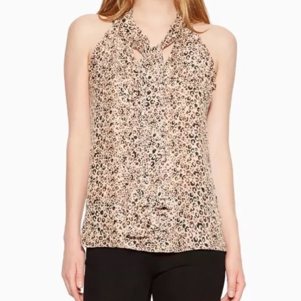 NWTA Allie Leopard print top Medium